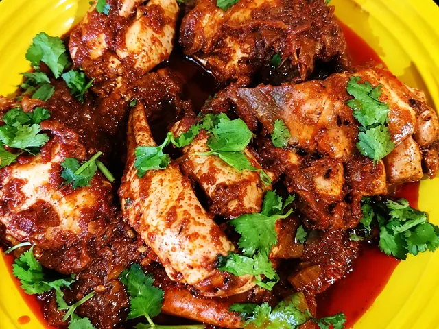 Aunty Maurine’s crab curry on a plate