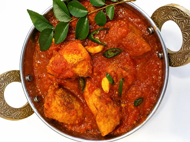 Durban fish roe chutney in a serving bowl