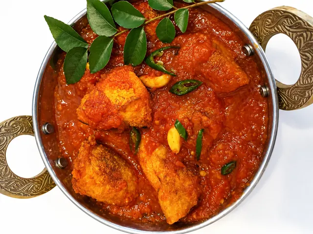 Durban fish roe chutney in a serving bowl