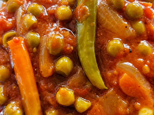 Hot peas chutney