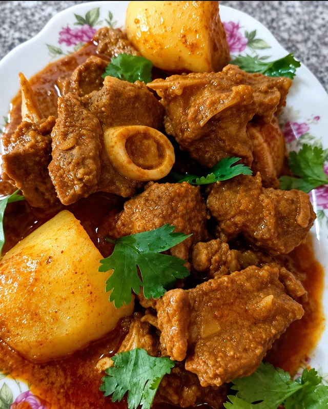 Jenn’s Durban mutton curry with potatoes