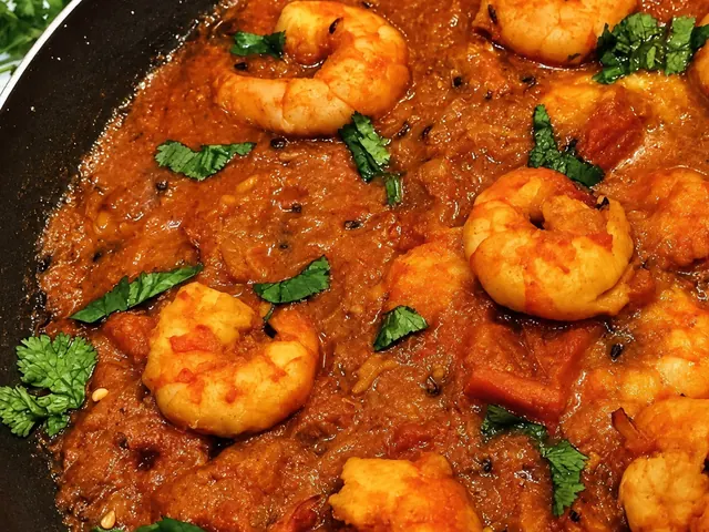 Mrs Singh’s prawn curry
