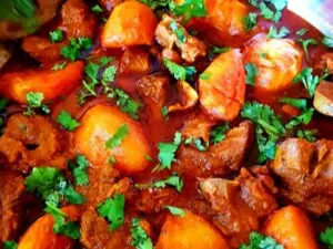Aunty Maurine’s mutton curry with potatoes