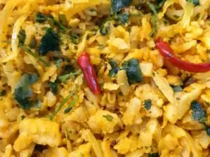 Durban green banana curry