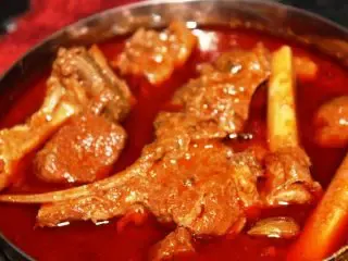 Kashmiri mutton rogan josh with bone-in meat