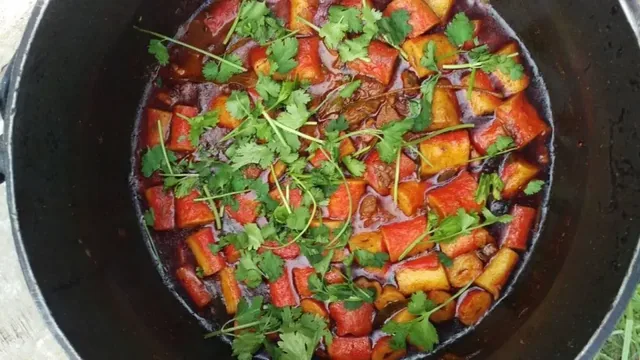 Seafood Curry on the Fire by Veneshvarin