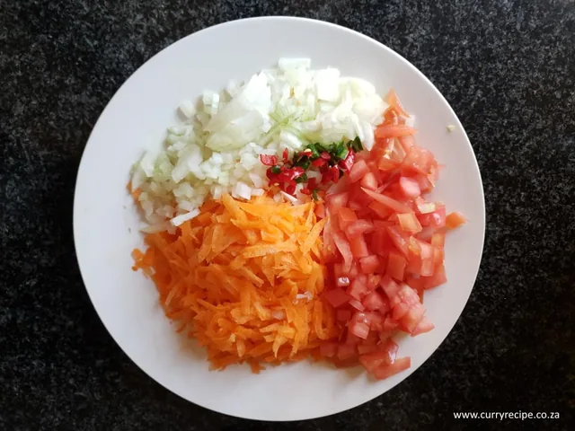 How to make carrot salad sambals for Durban Curry