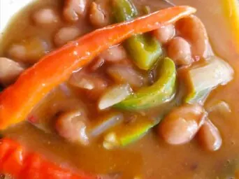Sugar beans dhal with chillies