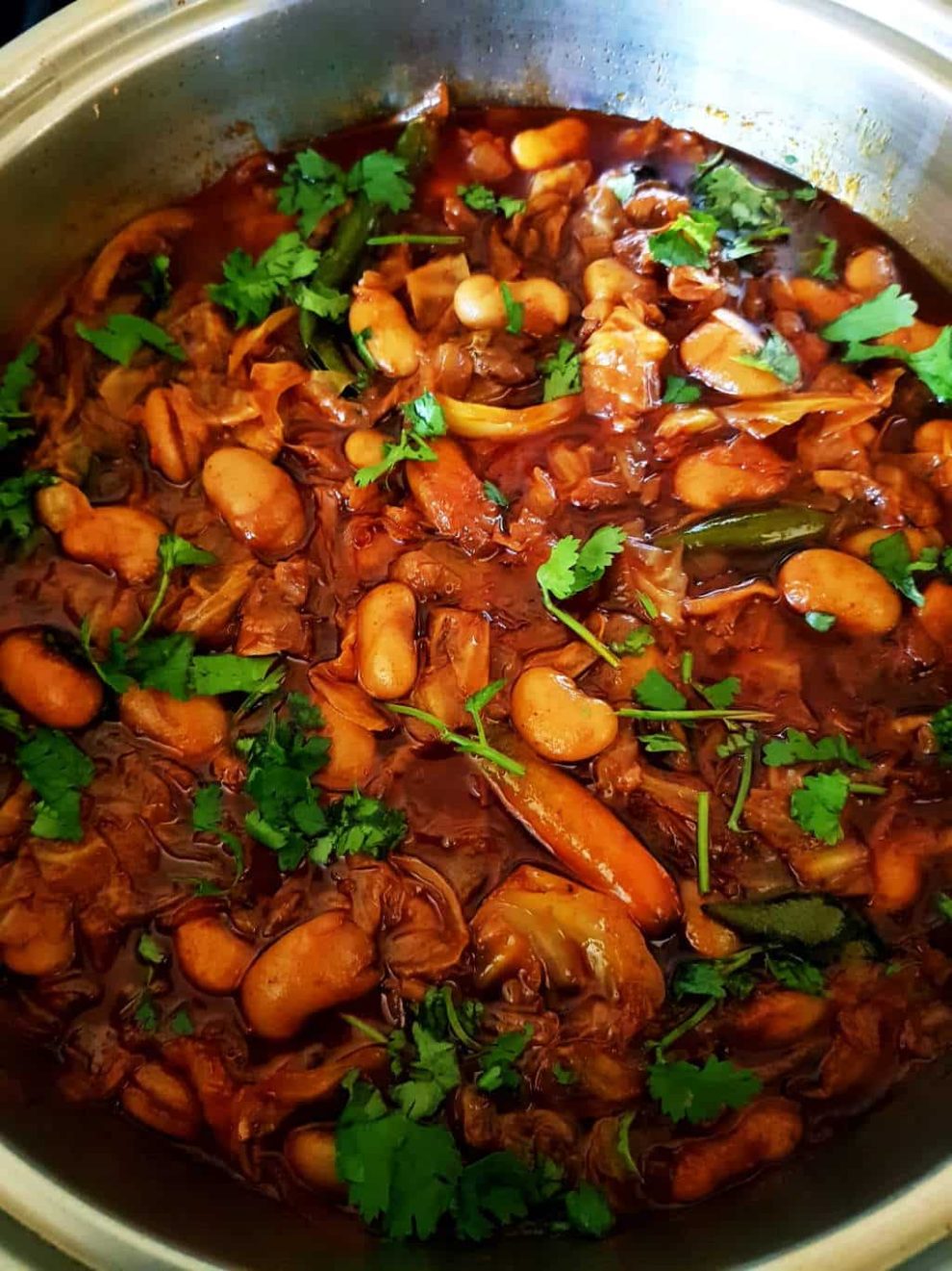 Cabbage with Butter Beans Curry Durban Curry Recipes