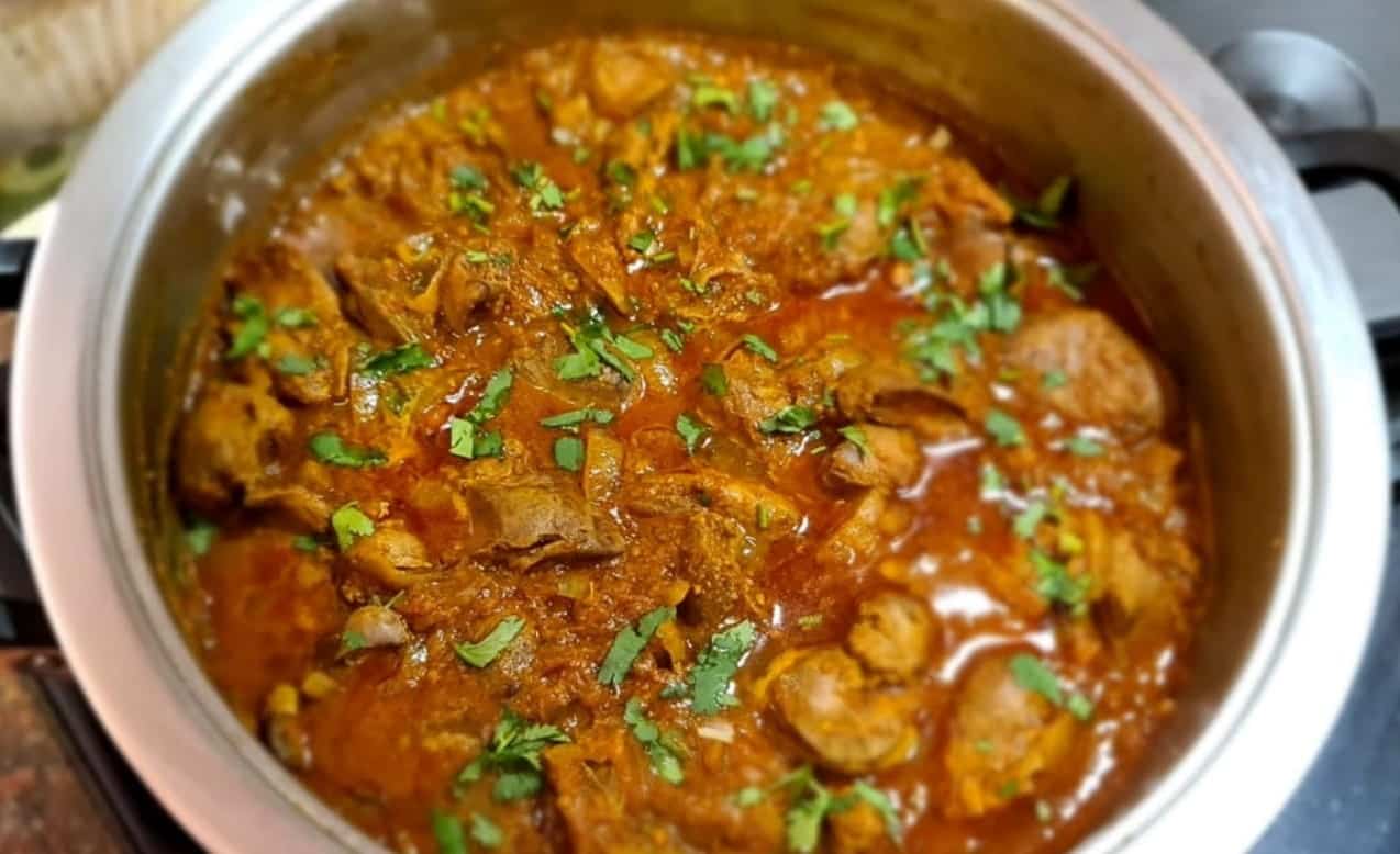 chicken livers curry