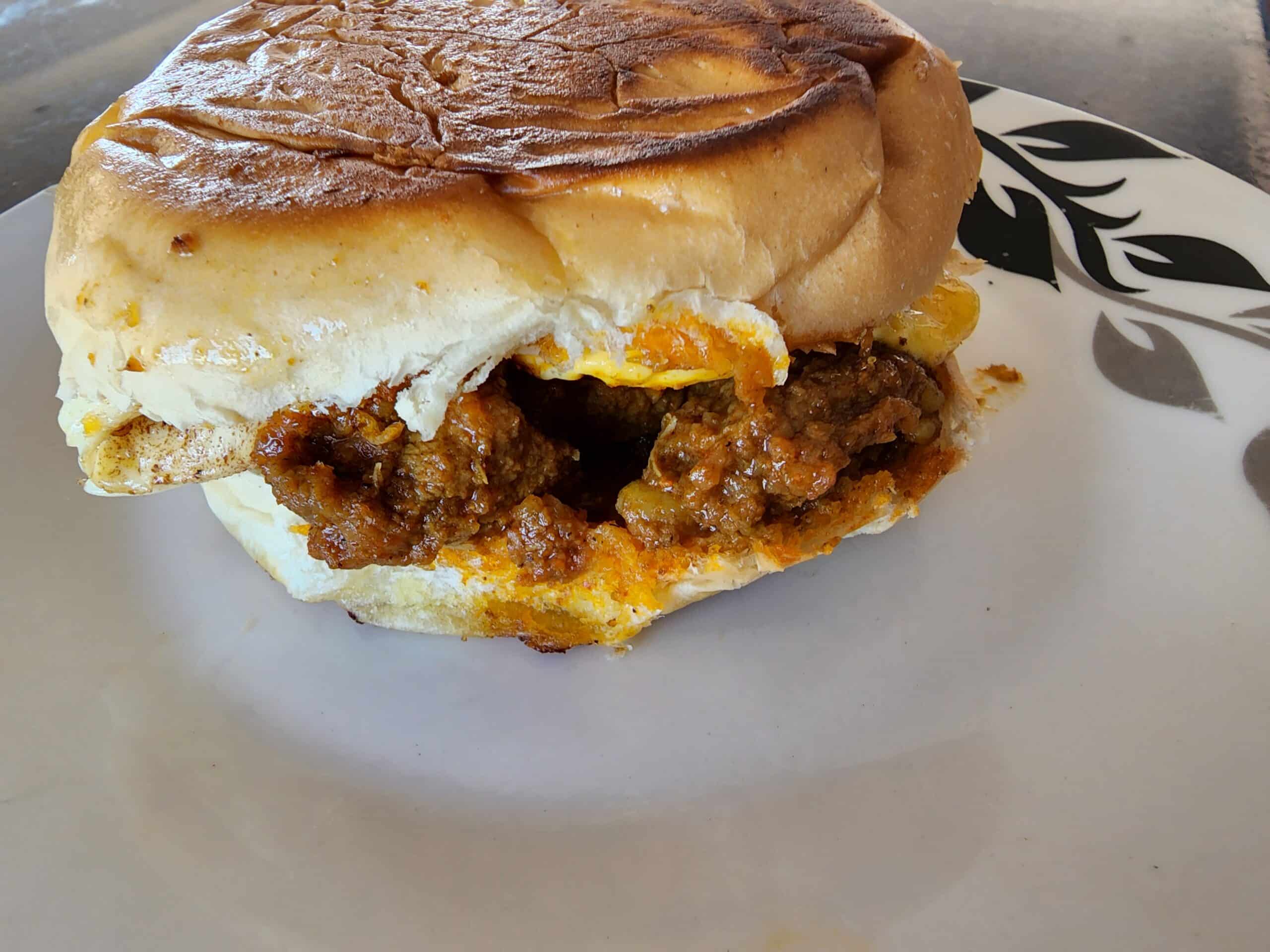 durban curry breakfast bun