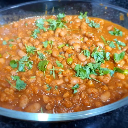 samp and bean curry