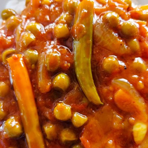 Hot Pea Chutney